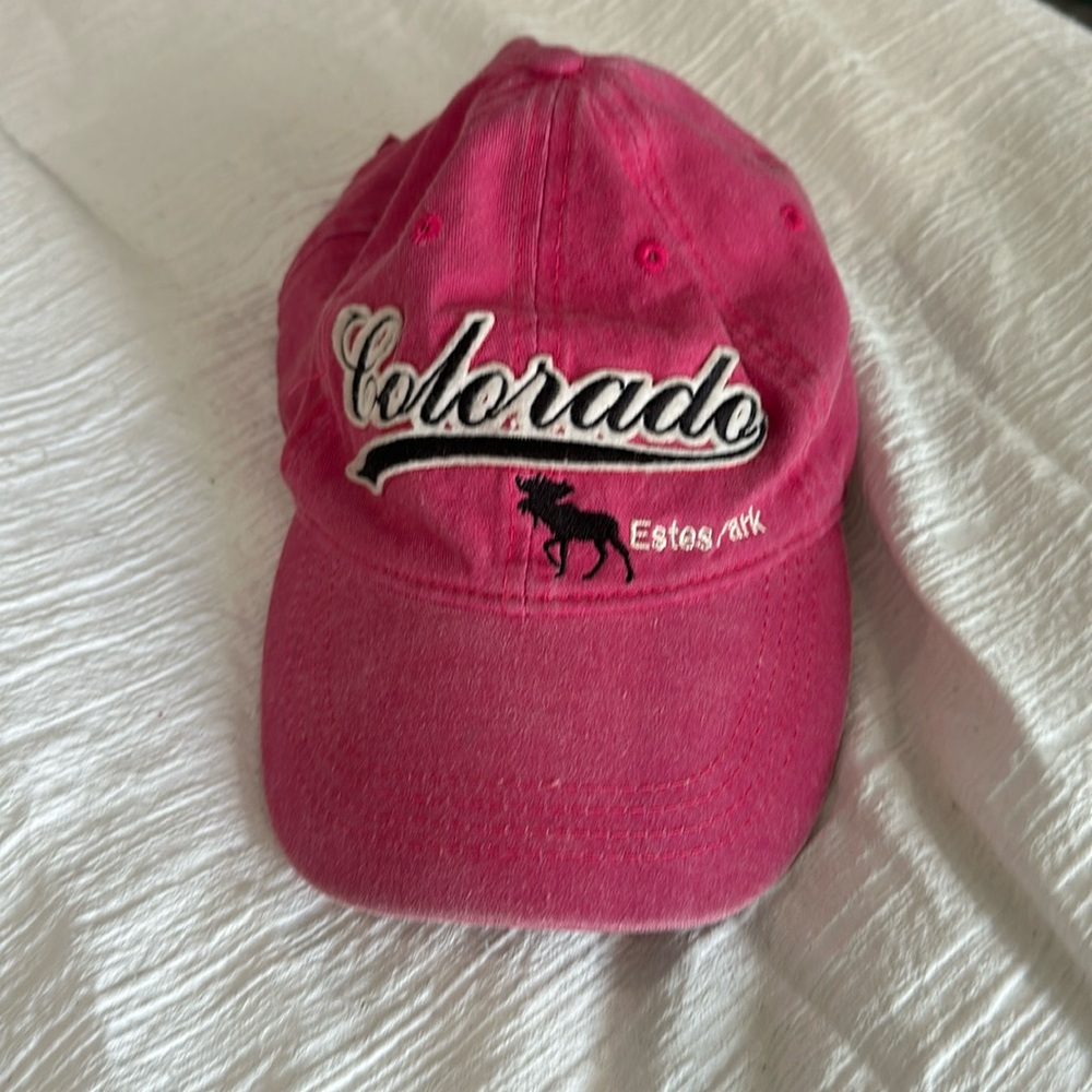 Pink Estes Park Colorado hat
